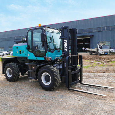 4 Radantrieb auf Sitzplatz 7 Tonnen Forklift mit 48 Inch Forklänge