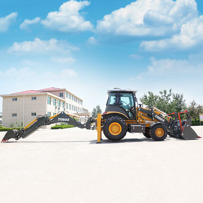 Hochleistungs-Backhoe-Frontlader Graber Backhoe-Lader für den Abriss