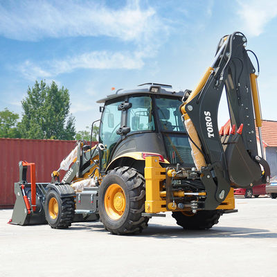 5800/7100mm Max-Gräber-Backhoe-Ladegerät hohe Effizienz