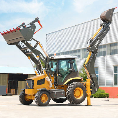 2500 kg Nennlast Schwerlast-Backhoe-Ladegerät für den Bau