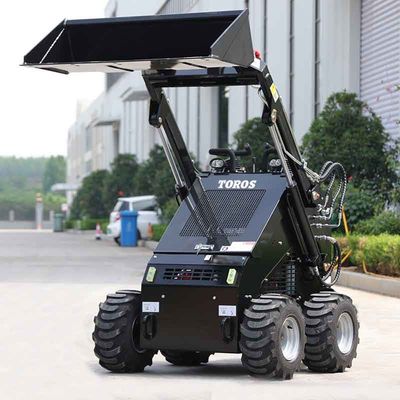 2-4Mph Mini-Skid-Steer-Lader mit 2 Kippen-Last geschlossener Schleife hydraulisches System