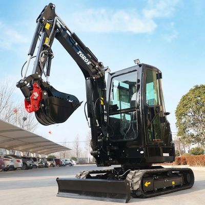 Effizienter 3,5 Tonnen starker hydraulischer Bagger mit Dieselmotor