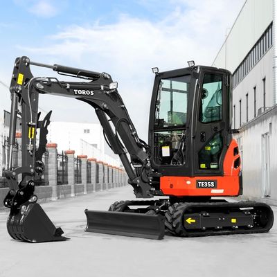 3.5 Tonnen kleiner hydraulischer Bagger Maximalgräberradius 4845 mm Maximalgräbertiefe 2880 mm