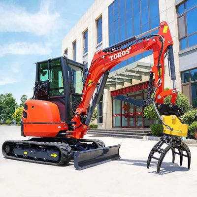 Kompakte und zuverlässige TE-35s Mini-Hydraulikbagger mit 0,09 m3 Eimerkapazität