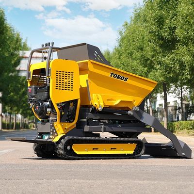 Gängige Geschwindigkeit 1,7 km/h, Mini-Crawler-Dumper 10 PS, Motorleistung für Landschaftsgestaltung