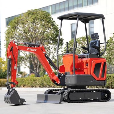 Drehgeschwindigkeit 10 Rpm Mini Crawler Bagger 16mpa Für Bauvorhaben