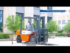 Kleiner Diesel-Forklift mit Hydraulikgetriebe leicht zu manövrieren