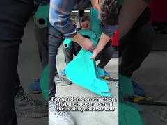 19 kW Toros Minibagger, hydraulischer 1,5-Tonnen-Minibagger für den Heimgebrauch