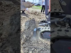 Stadtwerke 1,2 Tonnen 0,8 Tonnen Minibaggermaschine Hochleistung